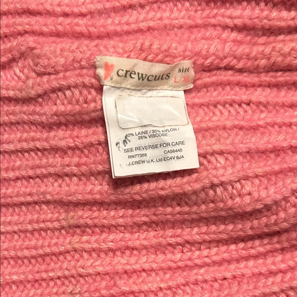 Adorable Pink Knit Beanie for Kids Cat Ear Beanie